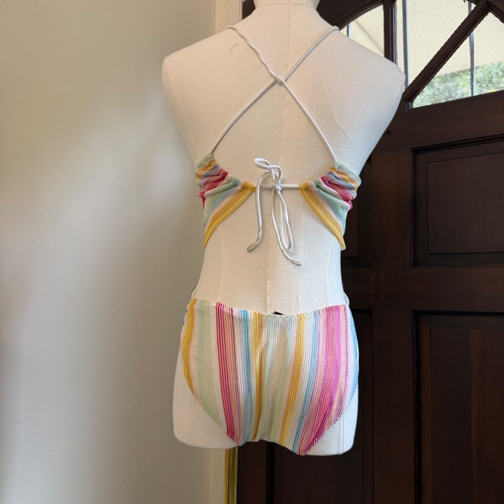 Missoni Mare One Piece Swim Suit Cut Outs Cross Back | Size 44 - Picture 2 of 6
